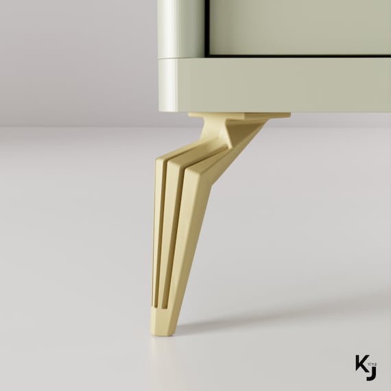 Gold Metal Furniture Legs: Modern Sofa, Cabinet, Dresser Feet - 6.3 Inch -  Etsy Denmark