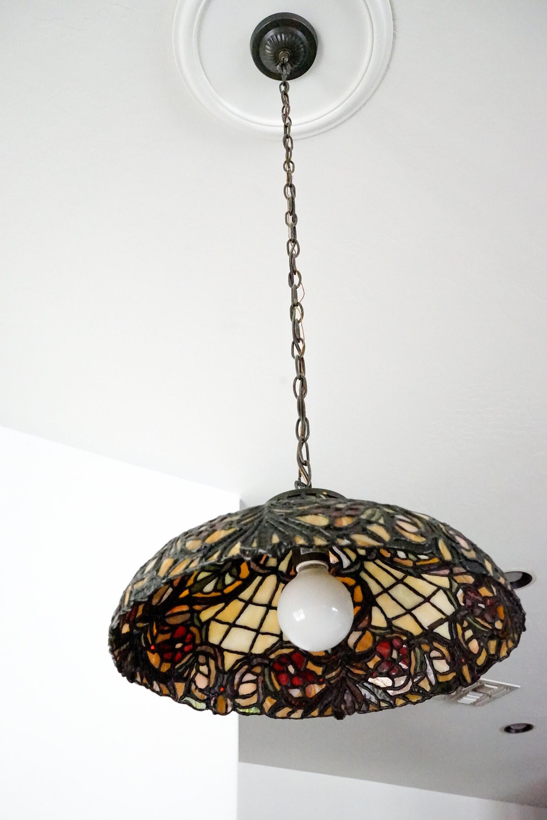 Tiffany Single Pendant Light Etsy