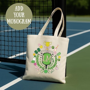 Personalized Pickleball Bag Custom Monogram Pickle Ball Tote Gear Organizer Team Pickle Gift Paddle Bag for Pickleball Lovers