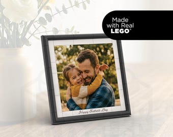 Personalized LEGO Photo Puzzle Picture Frame — 5" x 5"