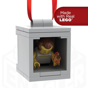 Die Hard Ornament John McClane Christmas Tree Holiday Ornament Made with 100% Genuine New LEGO