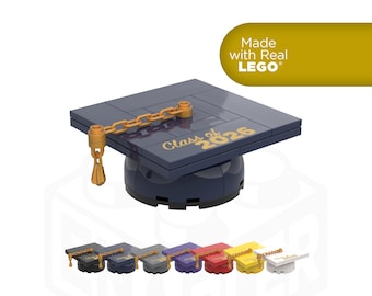 Graduation Cap LEGO Kit 2026 Graduation Gift Made with Real LEGO