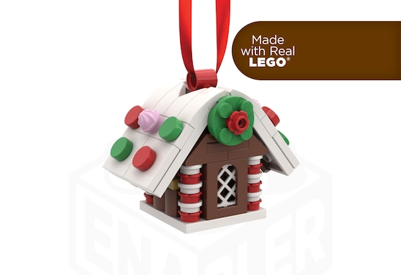 Gingerbread House Christmas Tree Ornament Holiday Stocking Stuffer