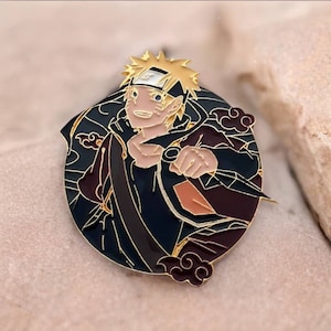The Hero Enamel Badge Collectible Pin- Microfiber Envelope Jewelry Pouch / Jewelry Box Included