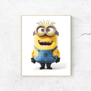 minion wall art | minion print| minions digital print | minion wall decor | nursery wall decor | kids decor | print wall art | digital print