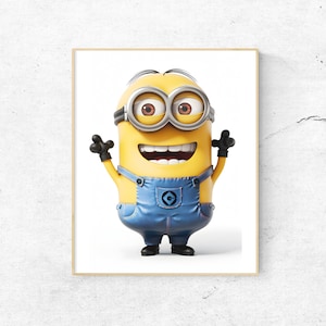 Printable minions poster | minion wall art | minions digital print | minion wall decor | minions pictures | print wall art | digital prints