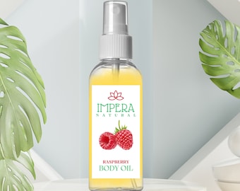Raspberry Body Oil Refreshing Natural care for skin, hair and relaxation