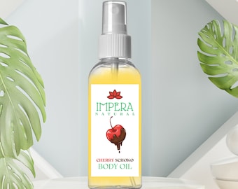 Cherry-Chocolate Body Oil Refreshing Natural care for skin, hair and relaxation