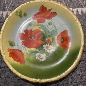 Hand painted Prussia Plate