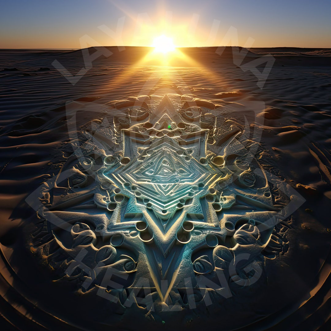 Light Code Digital Art Print, Water Spirits, Ascension Activations ...