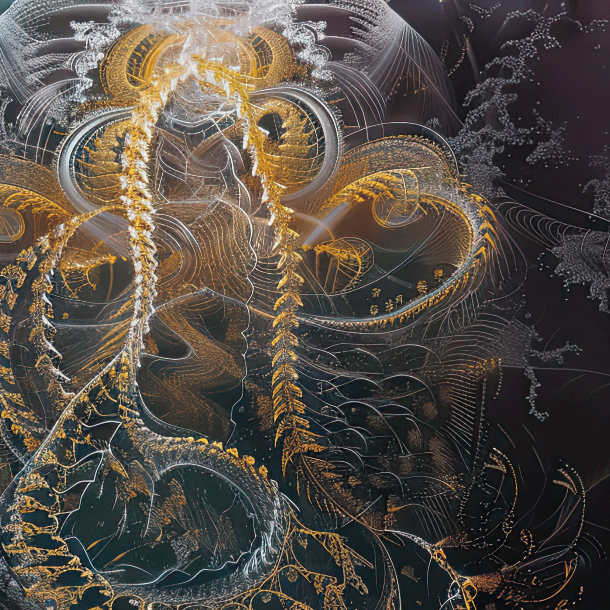 Light Code Digital Art, Flow Light Code, Spiritual Art, Wall Art ...