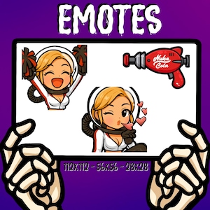Fallout Emote | Nuka Cola Girl Emote | Twitch Emote | Discord Emote | Personal Use Emote