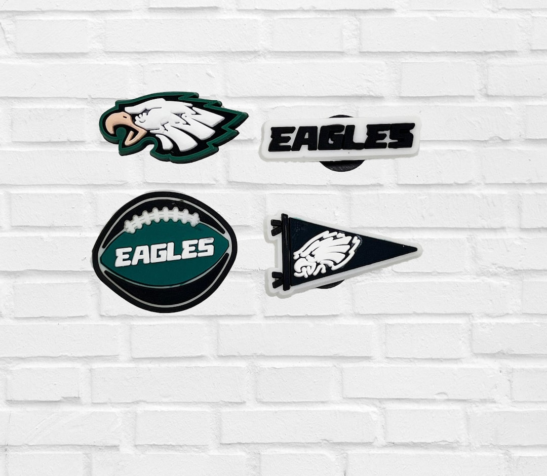 4pc Football Croc Charm Bundle Shoe Charms for Crocs Sports Team Charms