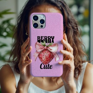 Berry Cute Tough Phone Cases | Stylish Strawberry Case, Cute Phone Cover, Gifts for Her, Trendy Accessories, Fun Birthday Gifts