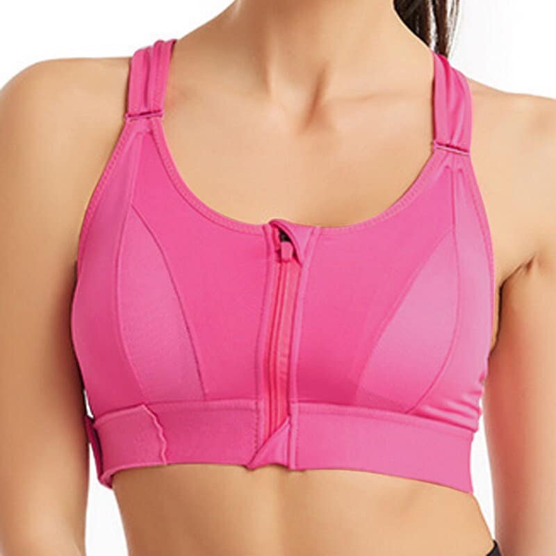 Womens Plus Size Sports Bra Form Bustier Top Breathable Underwear Yoga Gym  Bra