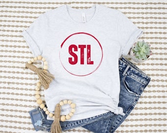 Chemise Saint Louis, STL, jolie chemise Saint-Louis, t-shirt STL, chemise Saint-Louis, voyage, souvenir, chemise Midwest, t-shirt graphique, t-shirt STL