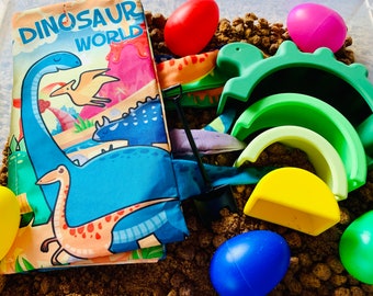 Mein erster Dinosaurier Sensory Bin