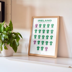 Ireland Women's National Team 2023/24 Squad Print Irish Womens National Team Shirt Poster Art Shirt Poster Art zdjęcie 3