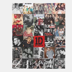 Liam Payne Memorial Blanket | Patchwork Blanket | Sentimental One Direction Gift | Gift for her | Directioner | 1D fan | In memory of |