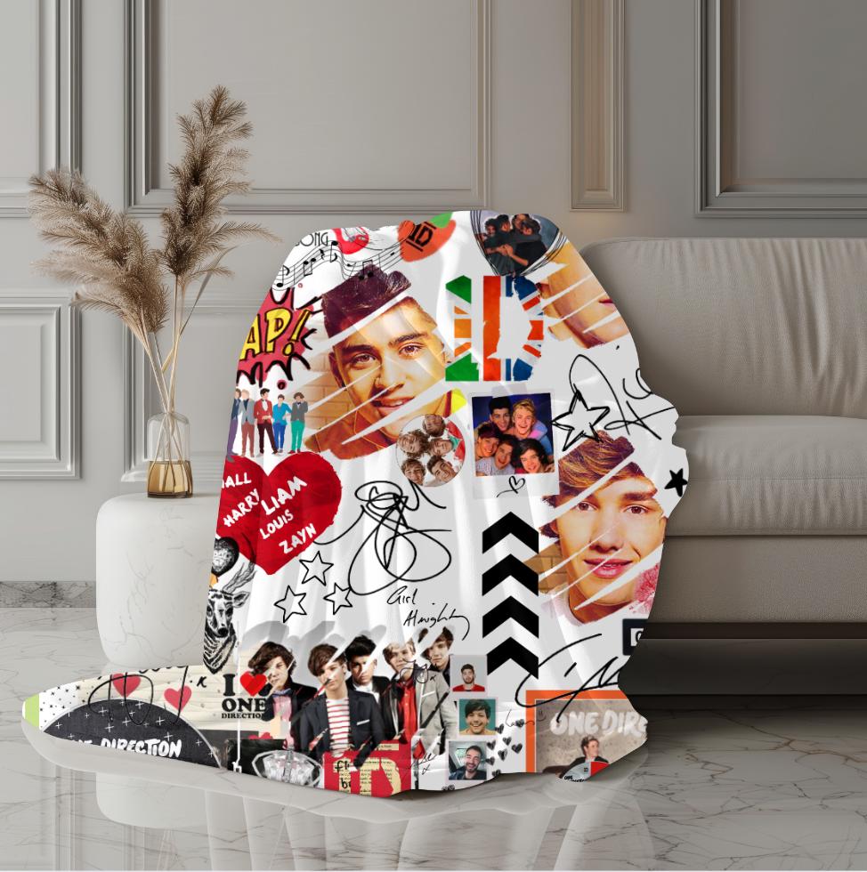 One Direction Blanket | Liam Payne | Plush Blanket | Gift for Her