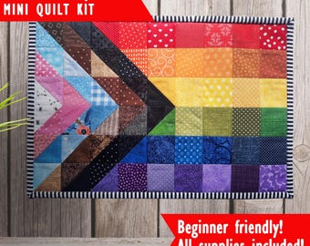 Pride Flag Quilt Kit + Pattern