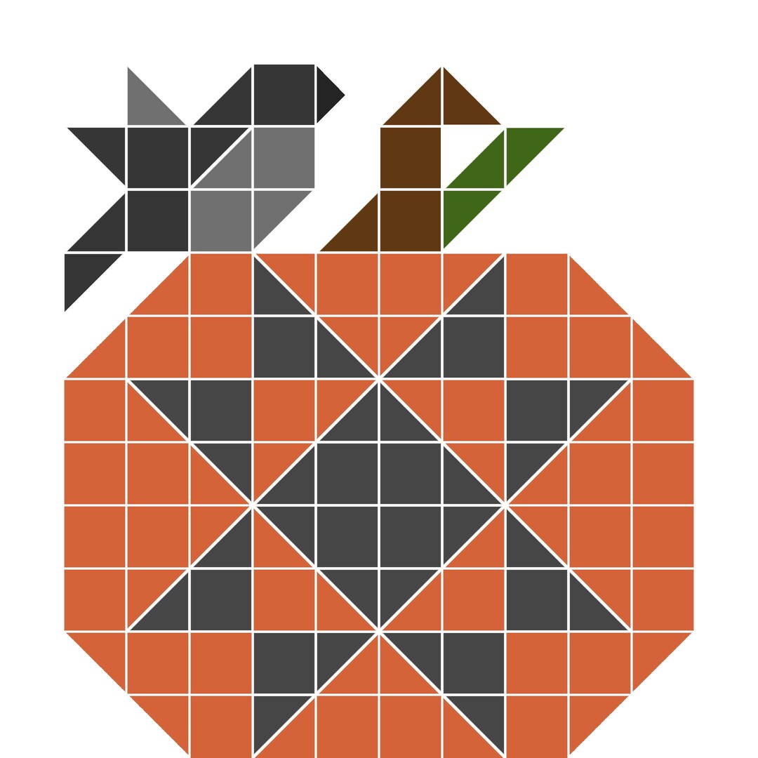 Ohio Star Pumpkin Mini Quilt Pattern PDF - Etsy