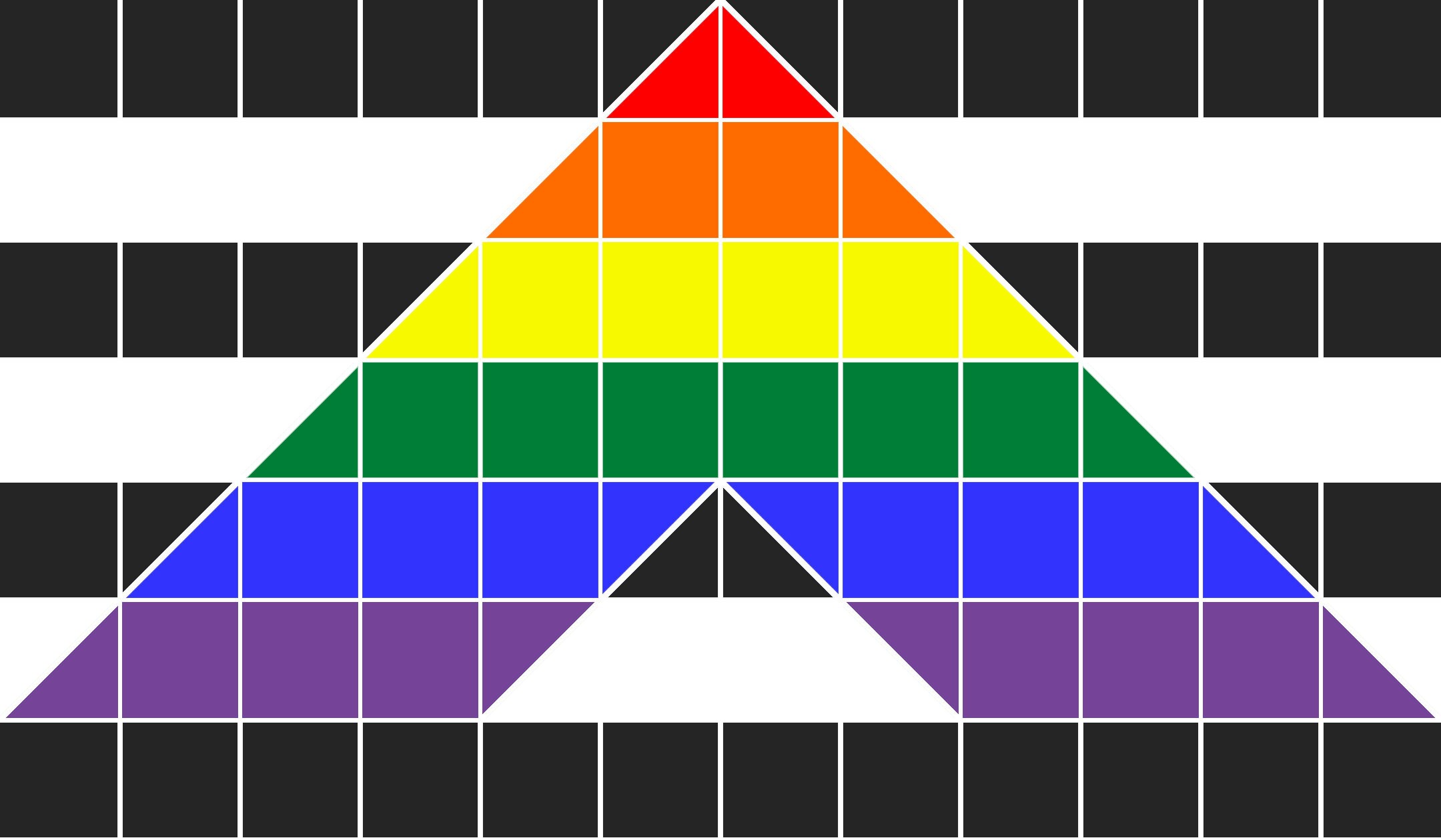 Pride Ally Flag Quilt Pattern
