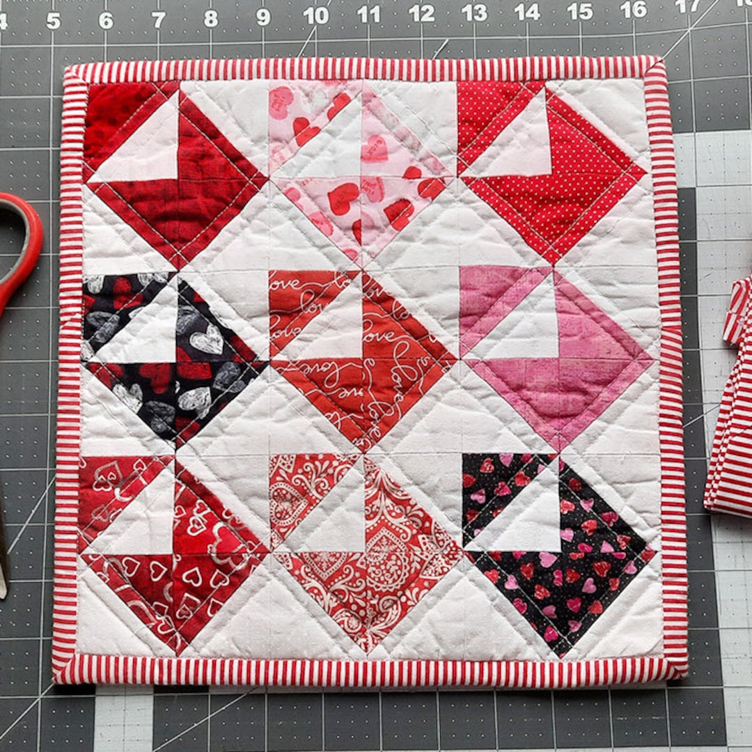 Love Letters Mini Quilt Kit and Pattern - Etsy
