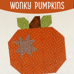 Wonky Pumpkin Table Runner PDF