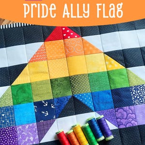 Pride Ally Flag Quilt Pattern