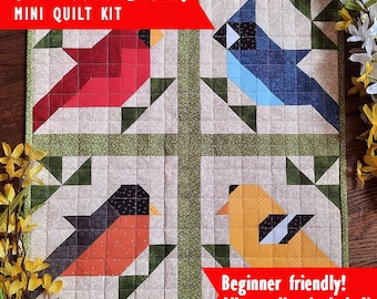 For The Birds Pre Cut Quilt Kit + Pattern