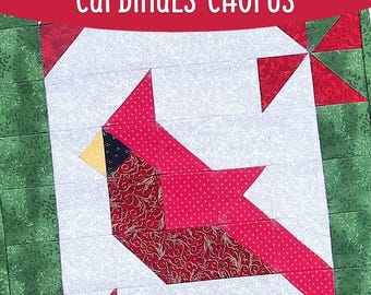 Cardinals Chorus Quilt Anleitung PDF