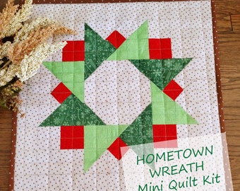 Hometown Wreath Quilt Kit