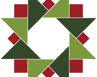 Hometown Wreath Quilt Pattern PDF