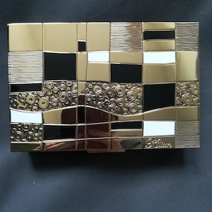Luxury Kilian Metal Box for Jewelry Gustv Klimt Women In Gold inspiration Perfume box