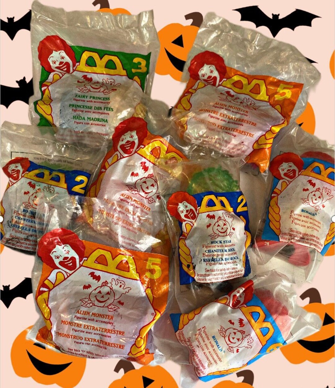 Vintage Mcdonalds Halloween Toys Mcdonalds Toys Vintage Etsy Australia