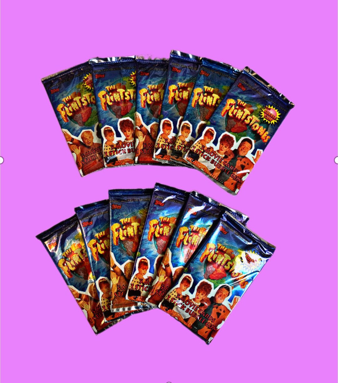 1993 Topps Flintstones Trading Cards Vintage Trading Cards Etsy