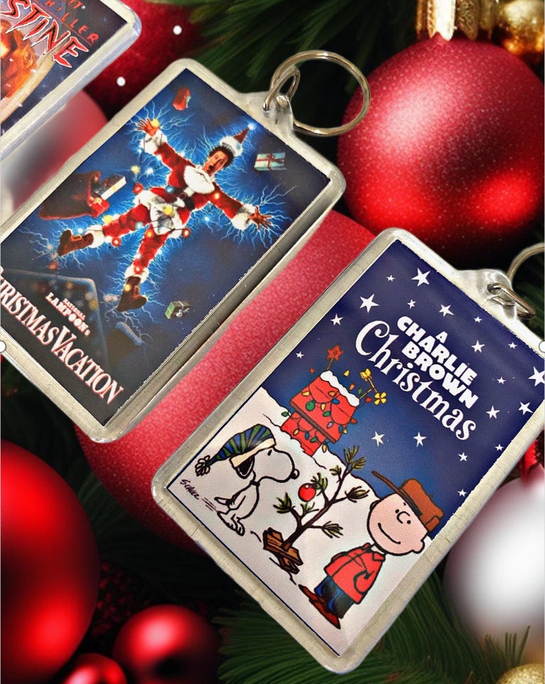 90s Keychains, Double-sided Keychains, Christmas Movies, Stocking ...