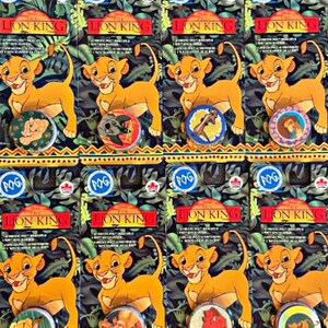 90’s The Lion King POG Slammer Blister Pack Disney | 1995 | Factory sealed | Vintage retro gaming | Nostalgic gifts