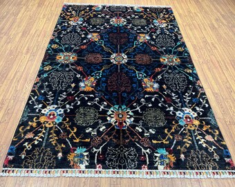 トライバルラグ　バルーチ　ヴィンテージラグ　アフガニスタン　ウール ヴィンテージ バルーチ ラグ：4x6 アフガニスタン トライバル ウール