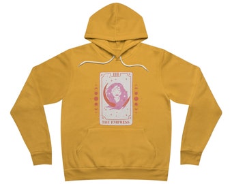 THE EMPRESS hoodie met meerdere kleuren sponsfleece