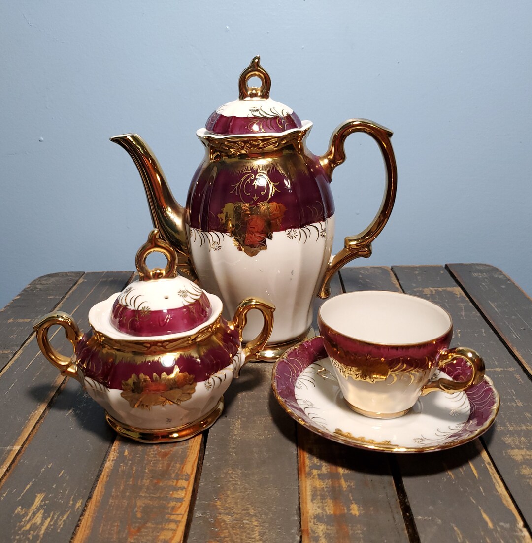 Vintage Japan Tea Set 12 Pieces Vintage Made in Japan Coffee Etsy