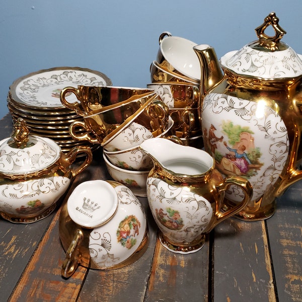 German Tea Set - Etsy