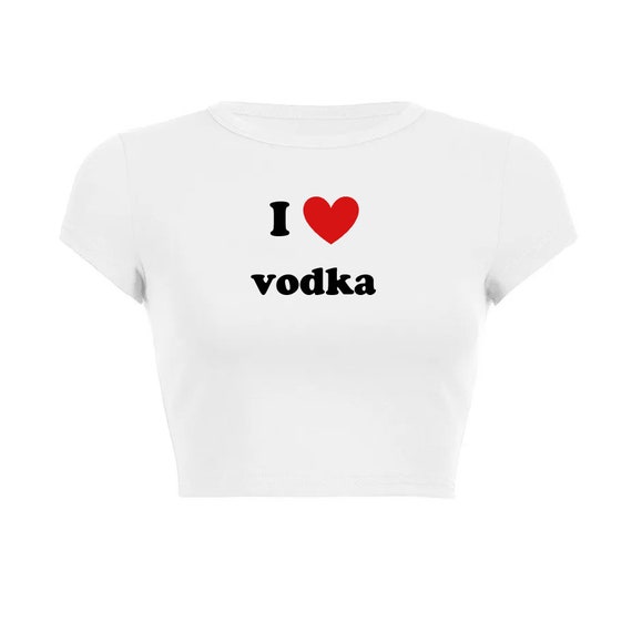 Tops, Love Vodka Tee Shirt