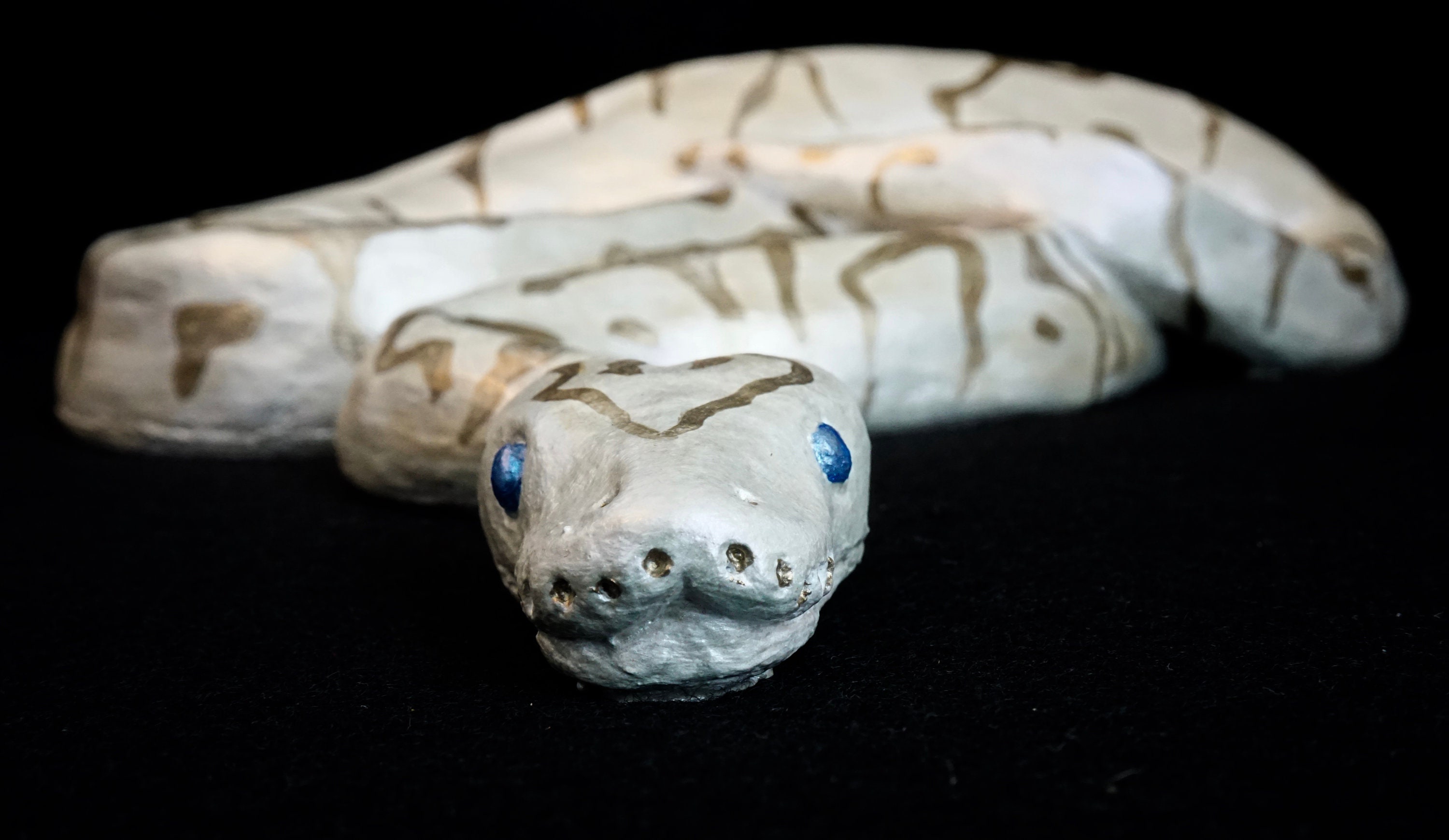 Handmade Resin Ball Python Sculpture: Realistic Serpent Statue - Etsy