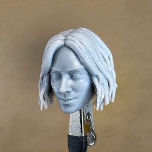 Aangepast QUAKE-hoofd | Mobiele game + SHIELD-show | 8k harsafdruk | voor actiefiguren op schaal van 4" / 6" / 7" / 12"