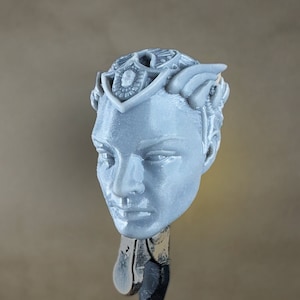 Custom EVIL-LYN (Movie) Head | Masters of the Universe| 8k Resin Print | for 4&quot; 6&quot; 7&quot; 12&quot; Scale Action Figures