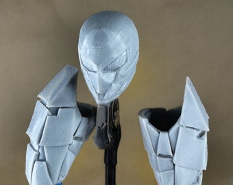 Custom SHOCKER Head + Gauntlets (Spider-Man 2 PS5) | 8k Resin Print | for 4" / 6" / 7" / 12" Scale Action Figures