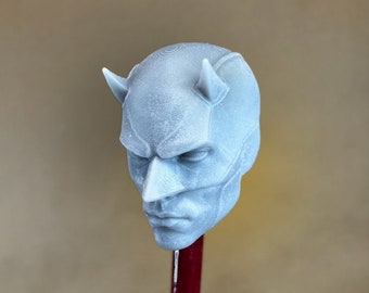 Cabeza de DAREDEVIL personalizada (Zdarksky/Checchetto) / Impresión de resina de 8k / para figuras de acción a escala de 4&quot;, 6&quot;, 7&quot; y 12&quot;