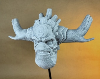 Cabeza personalizada de KING GROOT (juego de campeones) / Impresión en resina 8k de 4", 5", 6" y 7"